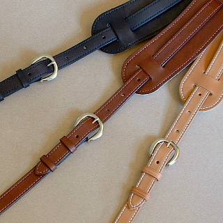 Plain Model" Leather Guitar Straps